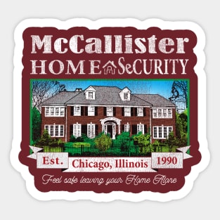 Kevin Home Security Est.1990 Dks Worn Out Sticker